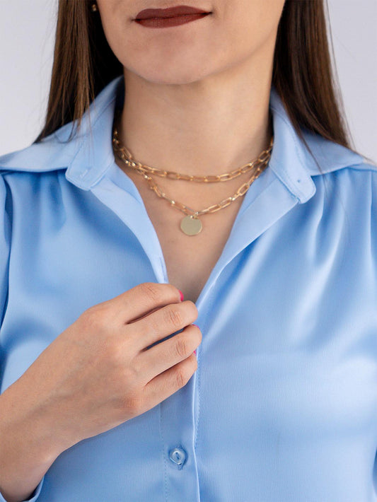 Blusa Ejecutiva Almendra