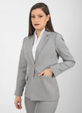 Blazer Ejecutivo Mirella Plomo Oscuro
