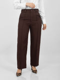 Pantalón Recto Mirella Marrón