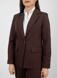 Blazer Ejecutivo Mirella Marrón
