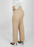 Pantalón Recto Mirella Beige