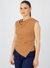 Top Ambar Camel
