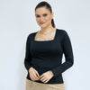 Top Olivia Cuello Cuadrado