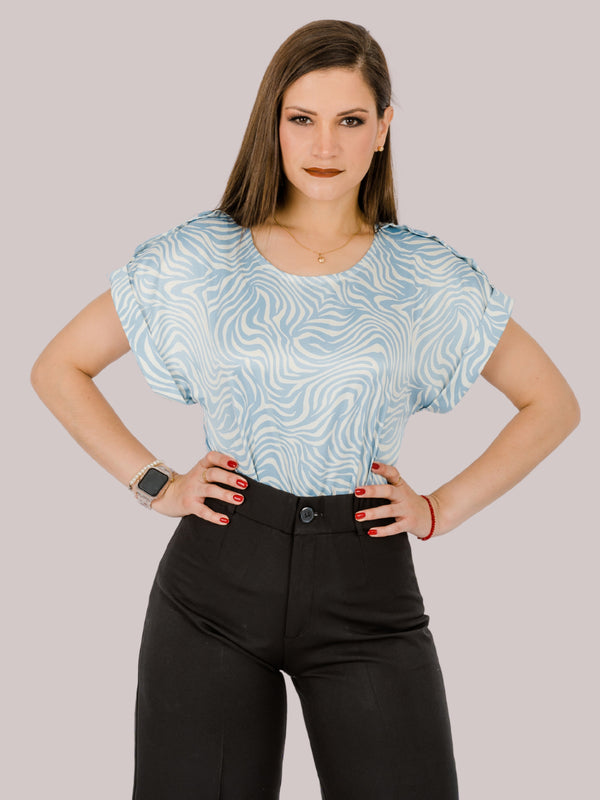 Blusa NÁPOLES Celeste