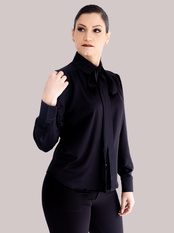 Blusa CORBATÍN Negro