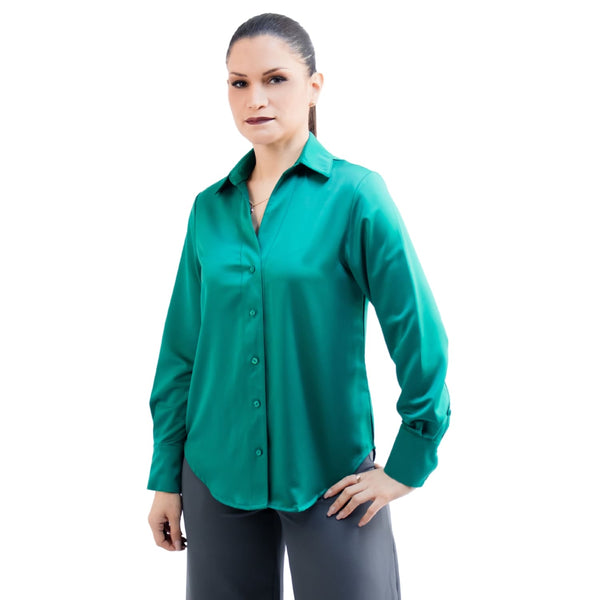 Blusa SATIN Verde