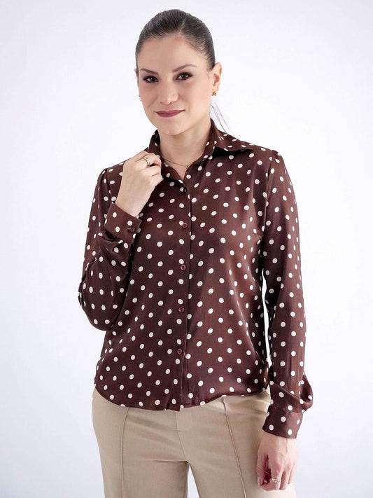 Blusa Ejecutiva Polka