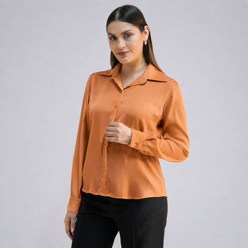 Blusa Ejecutiva Toscana Color Entero