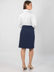 Conjunto Mujer Ejecutiva: Blusa y Falda