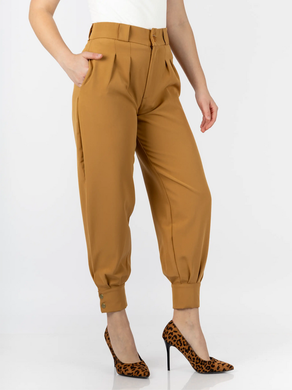 Pantalón JOGGER Camello