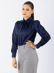 Blusa Ejecutiva Mujer Corbatín
