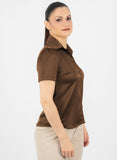 Blusa Ejecutiva  Madrid Marrón