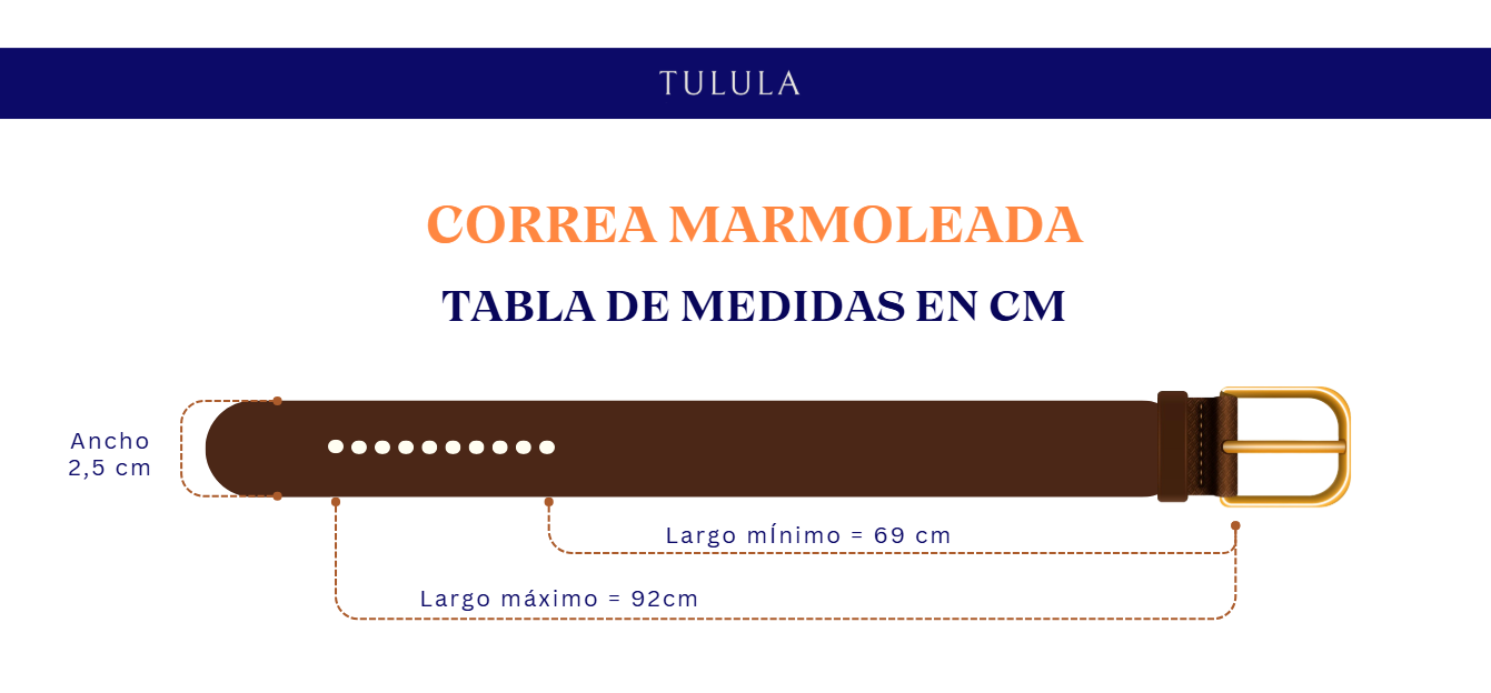 Correa Mujer Marmoleada