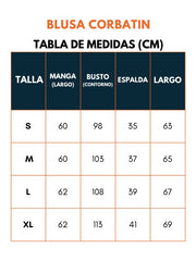 Blusa Ejecutiva Mujer Corbatín