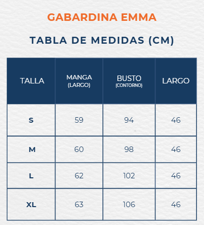 Gabardina Emma