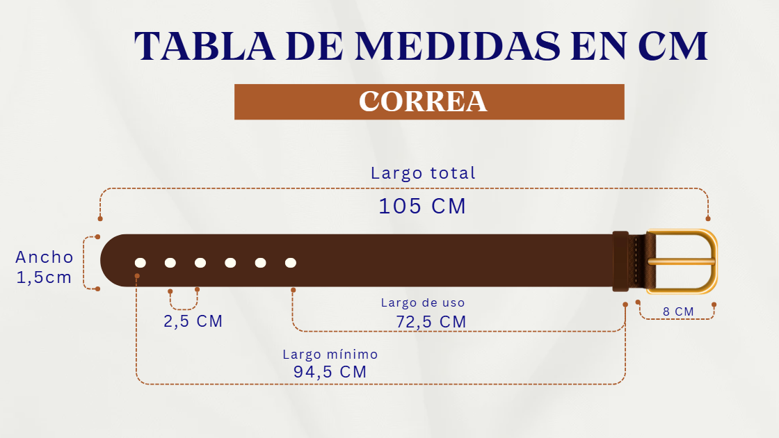 Correa Mujer Rectangular