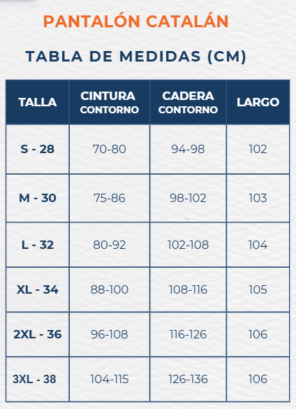 Pantalón Corporativo Catalán