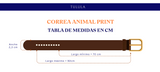 Correa Mujer Animal Print